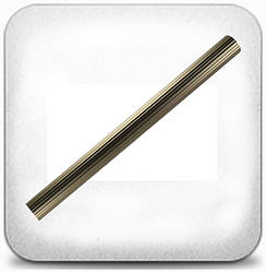 Труба рифлена 1,6 м д. 25мм сатин