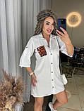 Жіноча сорочка плаття Жіноча блуза, фото 7
