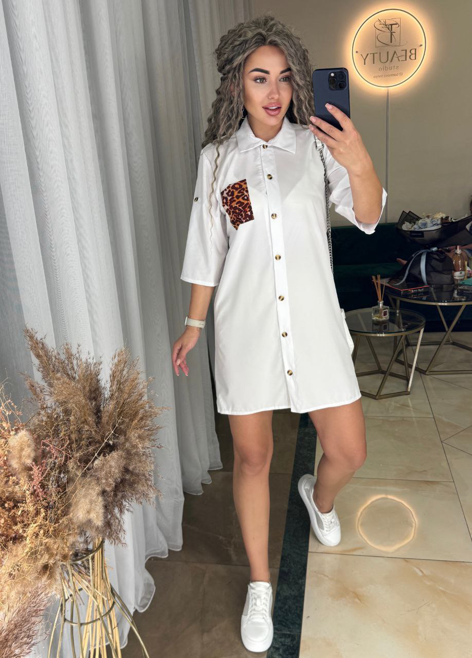 Жіноча сорочка плаття Жіноча блуза, фото 1