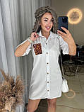 Жіноча сорочка плаття Жіноча блуза, фото 8