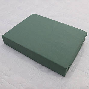 Простирадло на резинці (160*200*25) хакі №1063, фото 3