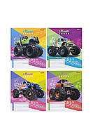 Тетрадь в косую линию 12 листов цвет разноцветный ЦБ-00251439