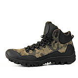 Легкі тактичні чоловічі демісезонні напівчеревики із натуральної шкіри на шнурівці R 2 comando 42р (28см) хакі камуфляж, фото 2