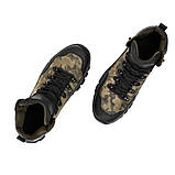 Легкі тактичні чоловічі демісезонні напівчеревики із натуральної шкіри на шнурівці R 2 comando 42р (28см) хакі камуфляж, фото 3