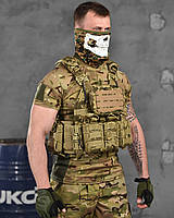 Плитоноска пиксель с подсумками 4 точки сброса кордура подсумки под магазин аптечку рацию Турецкая 25 30 плита