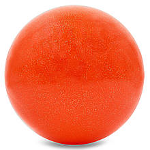 М'яч художньої гімнастики 280 г, 17 см, C-6273, Помаранчевий