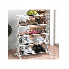 Полиця для зберігання взуття Shoe Rack 5 полиць на 15 пар взуття N