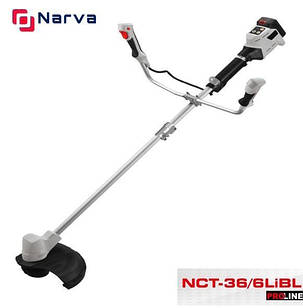 Акумуляторний триммер газонний NARVA NCT-36/6LiBL(леска нож верхний двигатель), фото 1