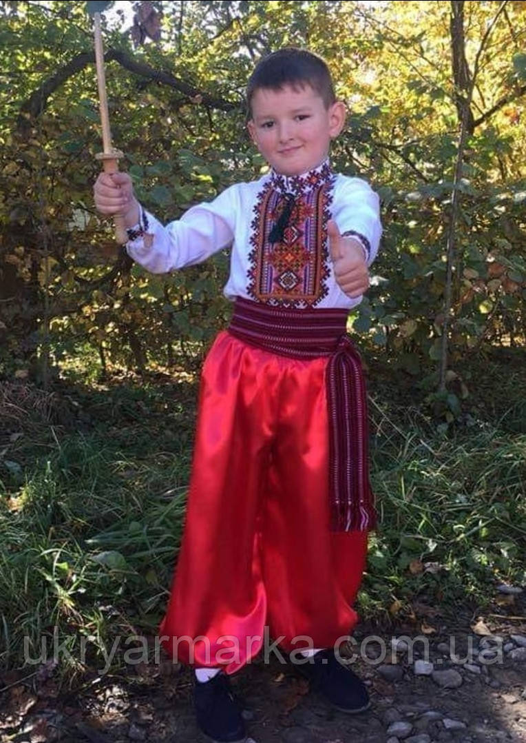 Шаровари дитячі червоні