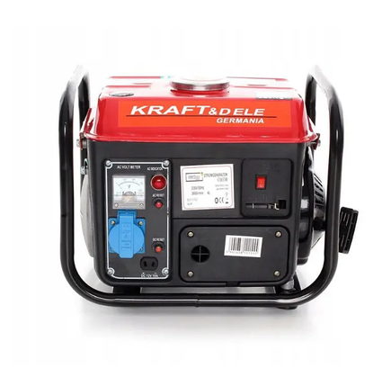 Генератор бензиновий Kraft & Dele KD109 1300W 230V для дому та квартири, фото 1