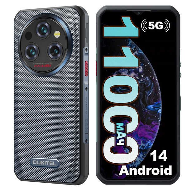Смартфон Oukitel WP35 8/256Gb Grey 5G 11000 мА·год NFC IP68, IP69 и MIL-STD-810H