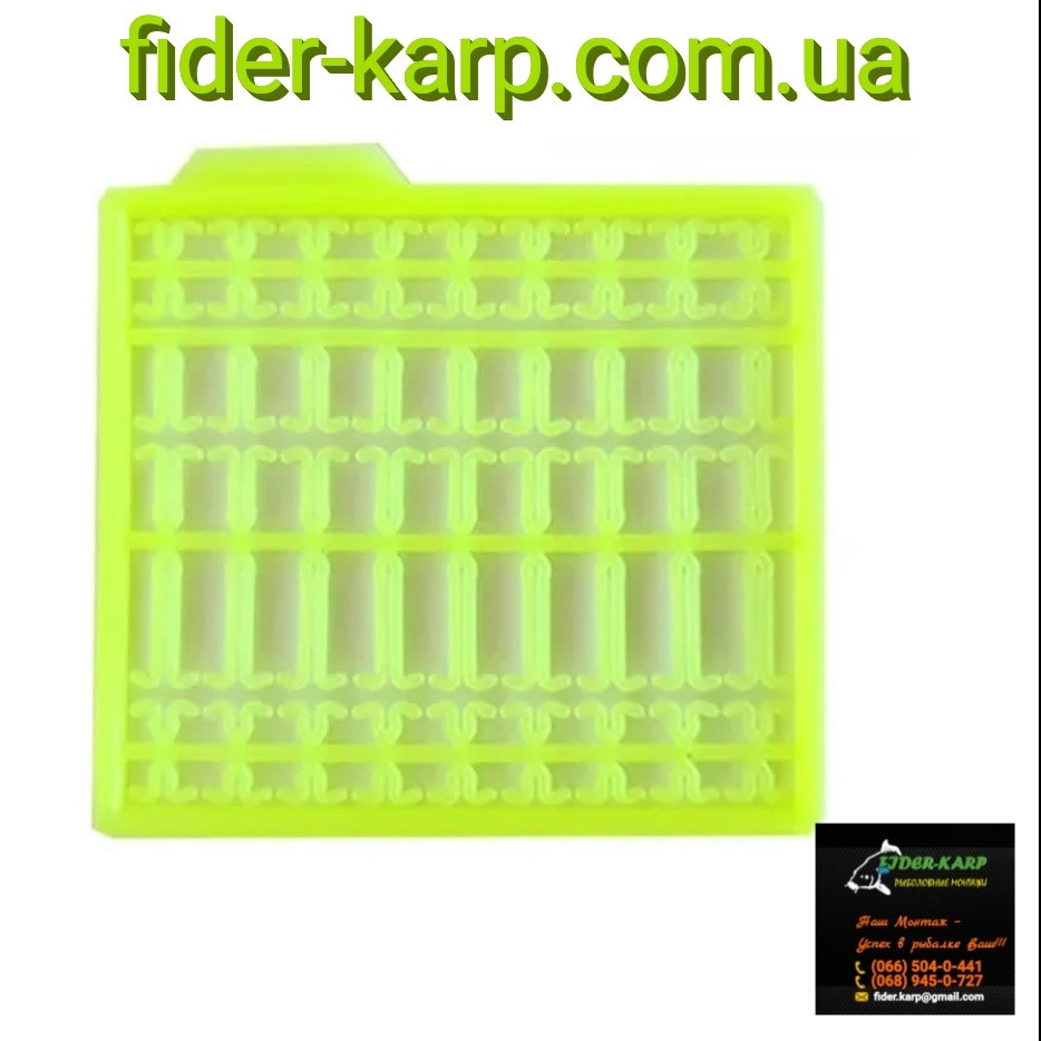 Стопора для насадок та бойлів. Стопор рибальський Fider-karp 3, 6, 9 мм (колір fluorescence)