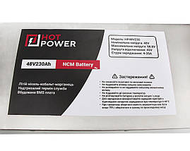 Трикомпонентна літієва батарея 48V 230AH, потрійний літієвий акумулятор, фото 3