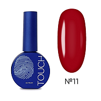 ГЕЛЬ ЛАК TOUCH GEL POLISH №11 ЧЕРВОНИЙ 9 МЛ