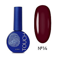 ГЕЛЬ ЛАК TOUCH GEL POLISH №14 ВИШНЕВИЙ 9 МЛ