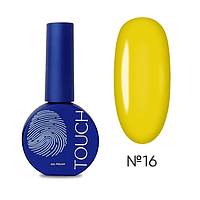 ГЕЛЬ ЛАК TOUCH GEL POLISH №16 ЖОВТИЙ 9 МЛ