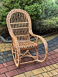 Дитяча крісло-гойдалка з лози. Арт:2075, фото 2
