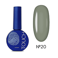 ГЕЛЬ ЛАК TOUCH GEL POLISH №20 ЗЕЛЕНИЙ 9 МЛ