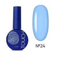 ГЕЛЬ ЛАК TOUCH GEL POLISH №24 БЛАКИТНИЙ 9 МЛ