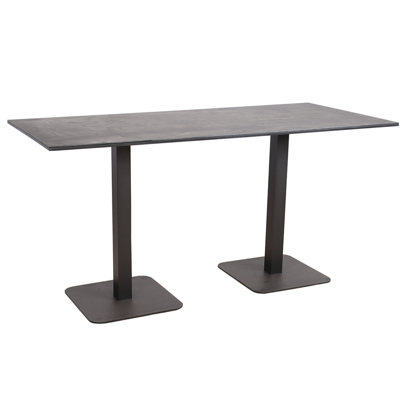 Стіл обідній Джаз прямокутний, каркас сталь, стільниця HPL-пластик (Pradex ТМ)