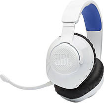 Bluetooth Stereo JBL QUANTUM 360P Console Wireless (JBLQ360PWLWHTBLU) White/Blue UA, фото 3