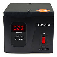 Стабілізатор напруги Gemix GX-501D, 500ВА/350Вт, цифрові індикатори, пластиковий корпус