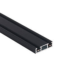 Магнітний шинопровід трековий накладний VIDEX FTS20B 2м чорний