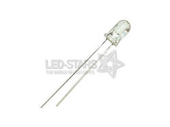 Світлодіод синій 5 мм. FYL-5013 UBC 2-4сd (470nm) круглий, прозорий, 20° FORYARD