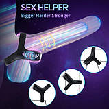 Ерекційне кільце TripleSexyRing з вібрацією, акумулятором та керуванням зі смартфона, фото 6