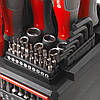 Набір викруток із комплектом насадок 114 од. INTERTOOL VT-3372, фото 6