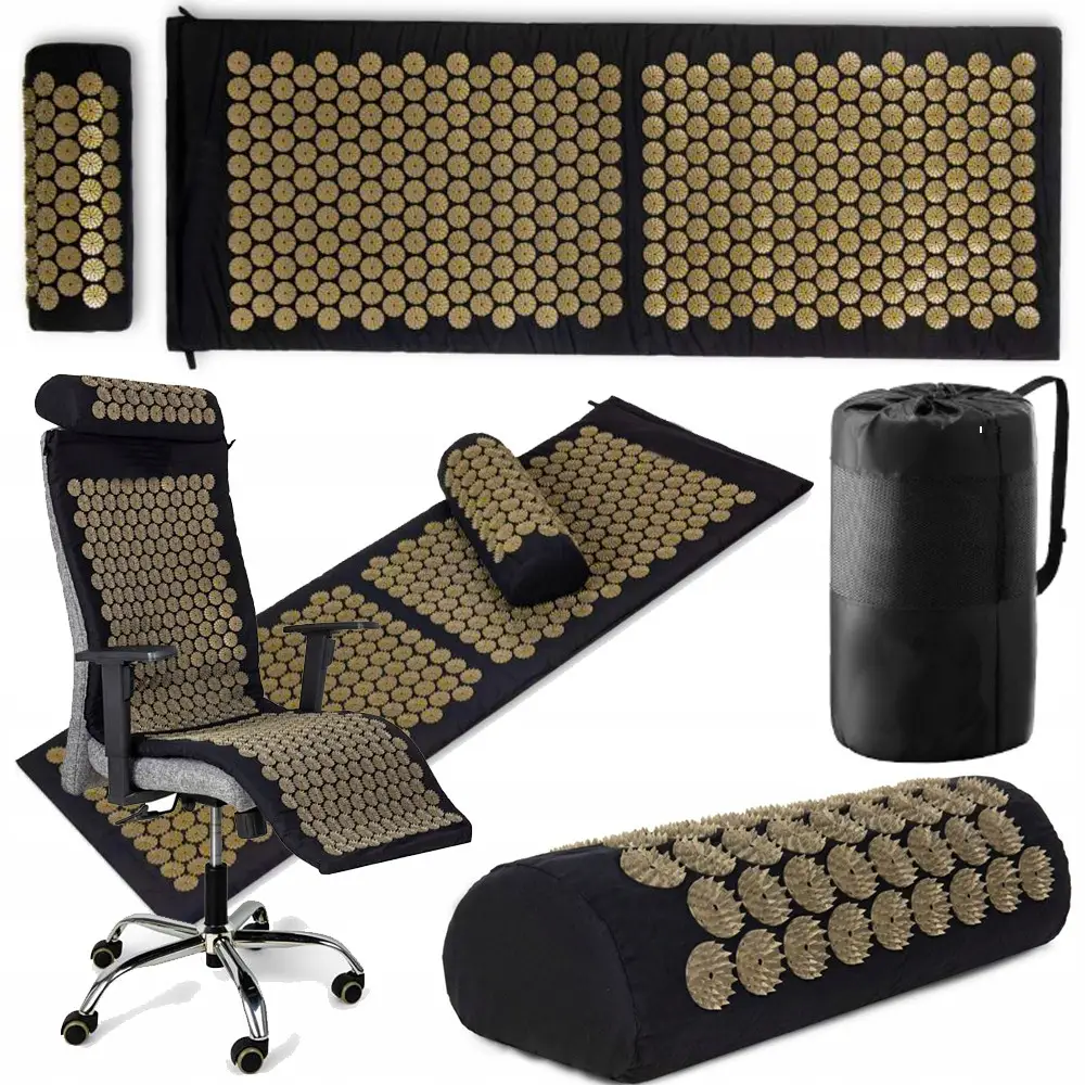 Акупунктурний килимок 37*14*10 см Kraft&Dele KD11900 Килимок з подушкою акупунктурний масажний, фото 1