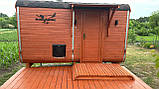 Дерев'яна мобільна Баня-Квадро квадро 4 метри "LNK", фото 2