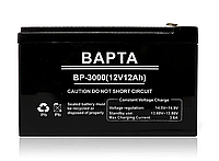 Резервный свинцовокислотный аккумулятор для охранной пожарной сигнализации 12V 12Ah BAPTA BP-3000 155х98х99мм