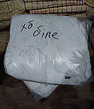 Ганчір'я обтиральне біле бавовняне: футболки, дитячі речі, сорочки (до10%) уп. поліетилен 10кг для роботи з розчинником та фарбами, фото 5