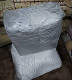 Ганчір'я обтиральне біле бавовняне: футболки, дитячі речі, сорочки (до10%) уп. поліетилен 10кг для роботи з розчинником та фарбами, фото 6