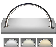 LED Moon лампа настільна безтіньова дуга 70 см чорна