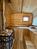 Дерев'яна мобільна Баня-Квадро квадро 4 метри "LNK", фото 7