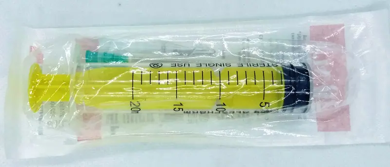 Шприц 3-компонентний "ALEXPHARM", 20 мл, Luer Lock, з голкою 21G (0,8 х 40 мм)
