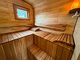 Дерев'яна мобільна Баня-Квадро квадро 4 метри "LNK", фото 5