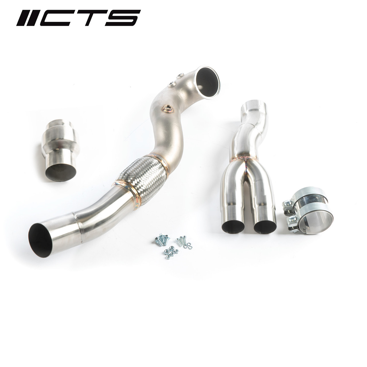 Даунпайп із спортивним каталізатором CTS TURBO 8V/8Y RS3 AND 8S TTRS 2.5T EVO