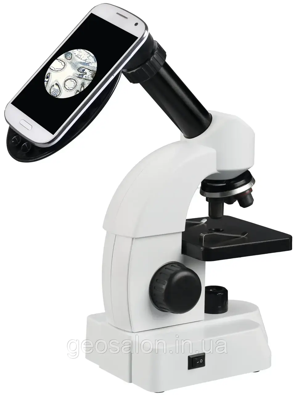 Мікроскоп Bresser Junior 40x-640x Red з набором для дослідів і адаптером для смартфона