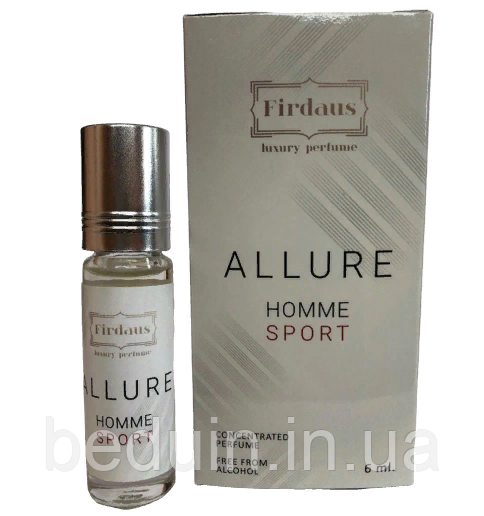 Олійні парфуми Firdaus 6 ml Allure Homme sport