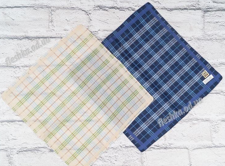 Носові хустки бавовна розмір 30 на 30 см (від 10 шт.)