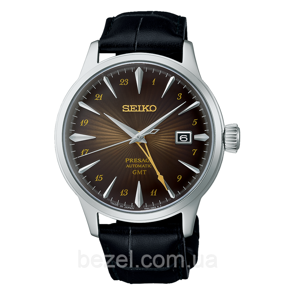 Чоловічий годинник SEIKO PRESAGE SSK039J1 COCKTAIL TIME RUSTY NAIL GMT