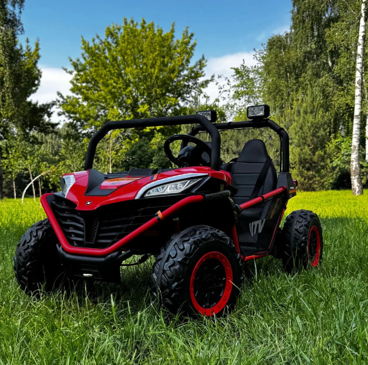 Дитячий електромобіль двомісний Баггі джип 4x4