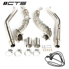Даунпайп із спортивним каталізатором CTS TURBO CTS TURBO AUDI C7/C7.5 S6/S7/RS7 4.0T