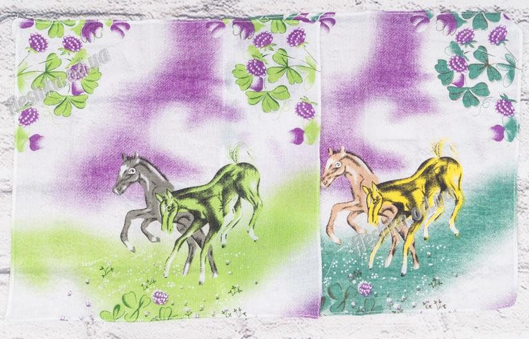 Носові хустки бавовна розмір 25 на 25 см (від 10 шт.)