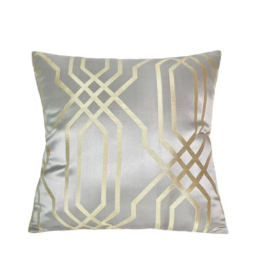 Наволочка декоративна на подушку Стильний чохол на подушку Сучасна дизайнерська наволочка 45*45 Сірий, фото 1