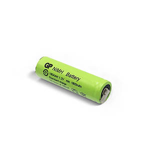 Промисловий NiMh акумулятор AA (HR6) GP 1800mAh (1.2v) з контактами для пайки (1шт)