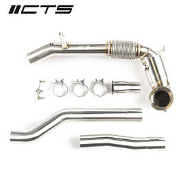 Даунпайп із спортивним каталізатором CTS TURBO EVO4 AWD MK8 VW GOLF R/8Y AUDI S3